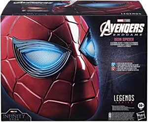 Spider-Man Marvel Legends Series Iron Spider Electronic Helmet with Glowing Eyes