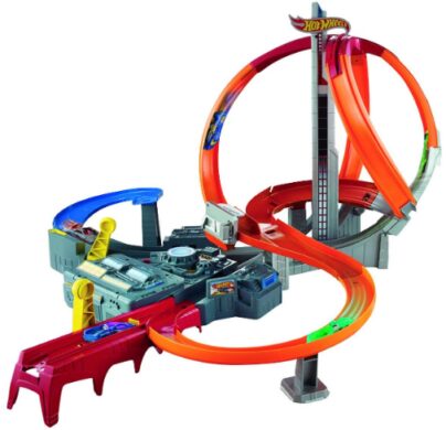 This is an image of Spin storm lane for race by Hot Wheels