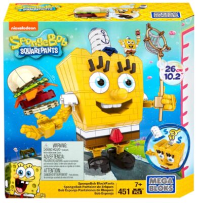 this is an image of a SpongeBob SquarePants Block building set. 