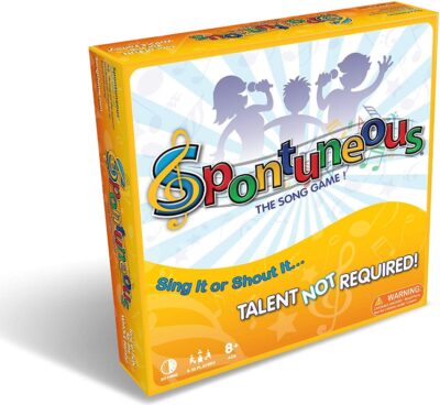 This is an image of song board game designed for the whole family. 
