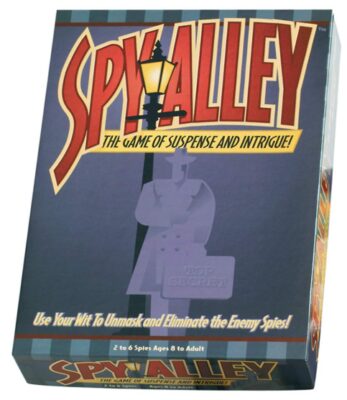 this is an image of a classic hidden identity strategy board game designed for kids and adults.