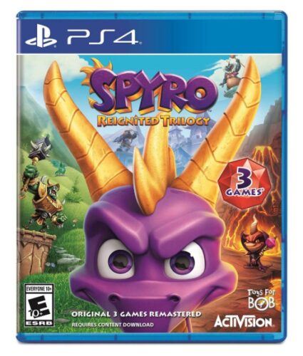 This is an image of a Spyro playstation 4 game for kids.