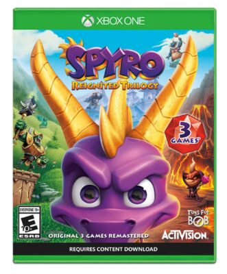 this is an image of a Spyro Reignited Trilogy for kids.