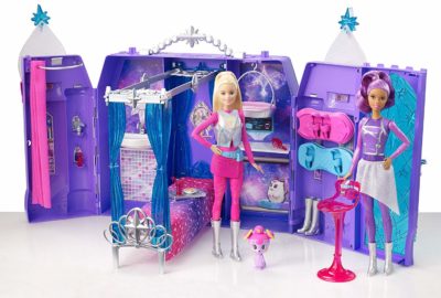 This is an image of a galaxy themed castle playset. 