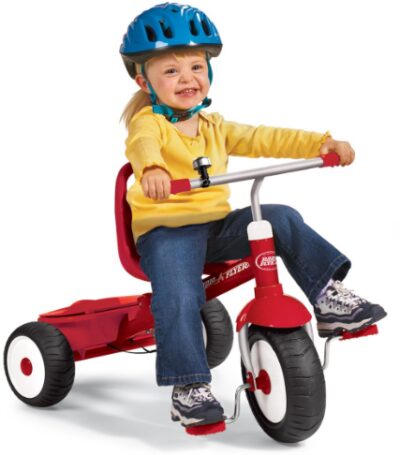 This is an image of Red childrens Trike Deluxe Flyer 