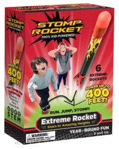An image of a Stomp Extreme Rocket set in a red box 