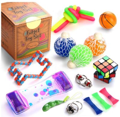 This is an image of kid's anti anxiety toys