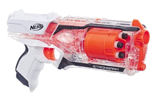 this is an image of a strongarm nerf for kids. 