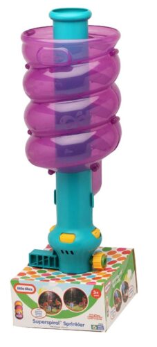this is an image of a super spiral sprinkler for kids. 