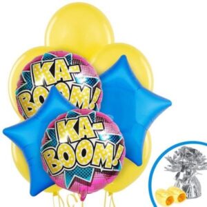 Superhero Girl Party Balloon Bouquet