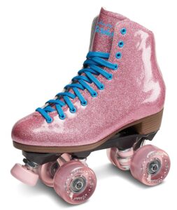 Sure-grip stardust glitter roller skate for kids