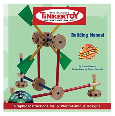 this is an image of a building manual with graphic instructions for kids. 