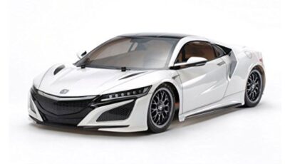 This is an image of a white Honda kit by Tamiya.