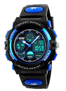 Tamlee waterproof digital analog led sport watch for teens and kids