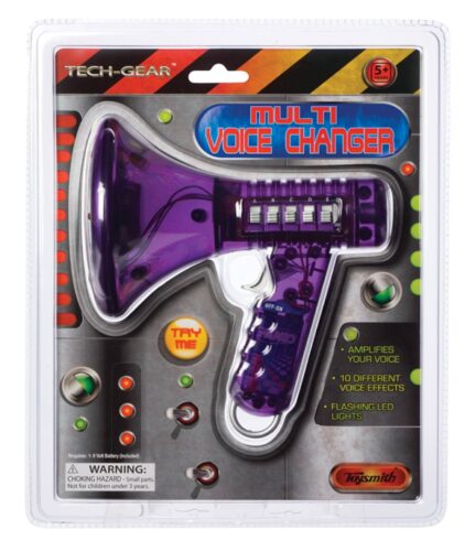 this is an image of a tech gear multi voice changer for kids. 