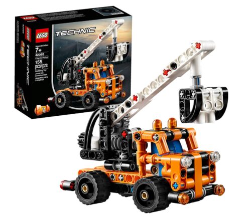 this is an image of a Technic Cherry Picker 2022 building kit for kids and adults. 