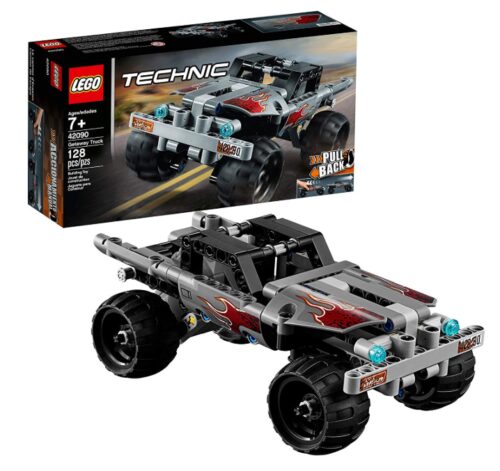 this is an image of a Technic getaway truck 2024 building kit for kids and adults. 