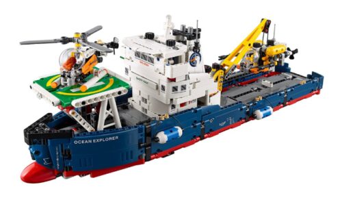 this is an image of a Technic ocean explorer building kit for kids and adults. 