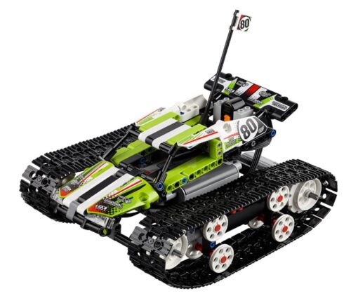  this is an image of a Technic RC tracked racer building kit for kids and adults. 