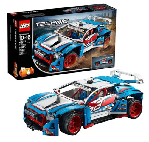  this is an image of a Technic rally car building kit for kids and adults. 