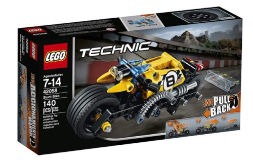 this is an image of a TechniC stunt bike building kit for kids and adults. 