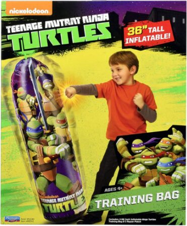 This is an image of Teenage mutant ninja turtles training bag designed for kids