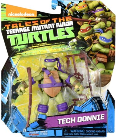 This is an image of teenage mutant ninja turtles tech donatello basic figure 