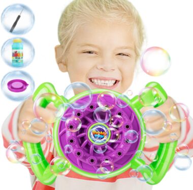 This is an image of kids handheld bubble machine