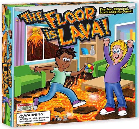 This is an image the floor is lava board game
