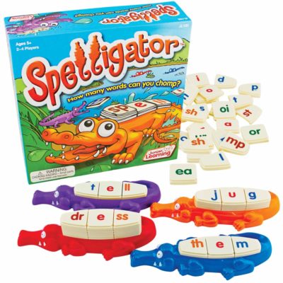 This game about learning how to spell words and have a cute colorful crocodiles designes for purpose of education
