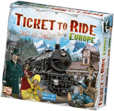 This is an image of kids classic board game ticket to ride