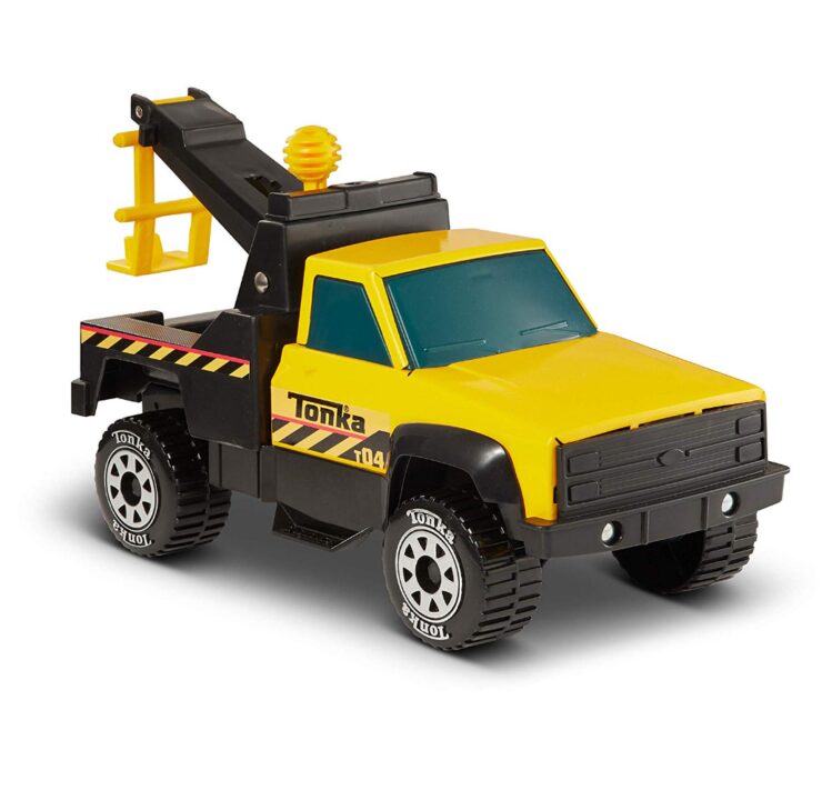 this is an image of a Tonka Steel Tow Truck