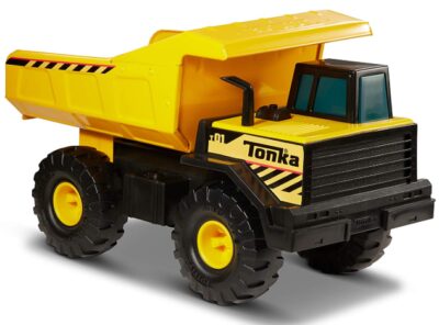 this is an image of a Tonka classic steel dump truck.