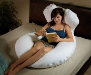 white Total Body Support Pillow 