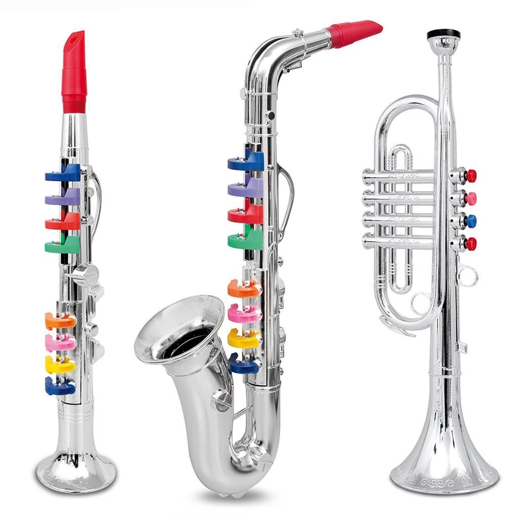 Set of 3 Music 1. Clarinet 2. Saxophone 3. Trumpet