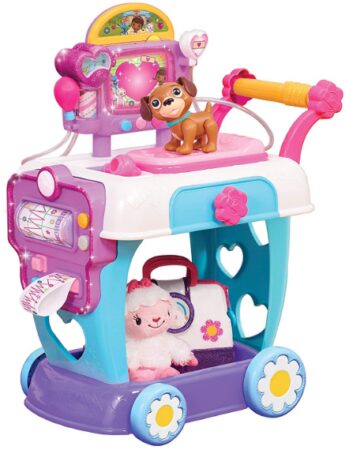 This is an image of Doc McStuffins play care animal hosptal trolly