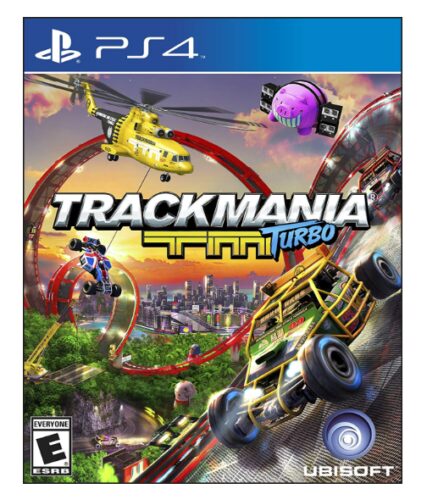 This is an image of a TrackMania Turbo top ps4 games for kids