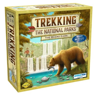 this is an image of a Trekking family board game. 