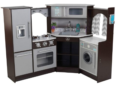 This is an image of large corner play kitchen