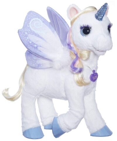 This an image of Magical unicorn interactive plush pet toy for kids