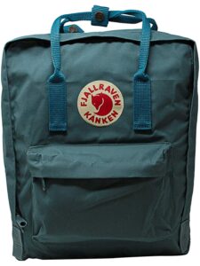 Unisex Medium Green Vinylon Fabric Backpack