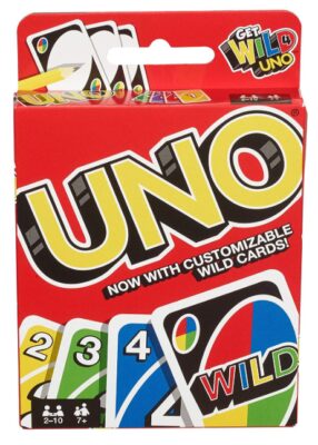 This is an image of an UNO board game made for the whole family. 