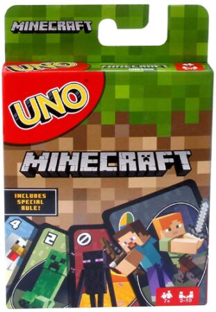 This is an image of boy's Uni Card game in Minecraft design