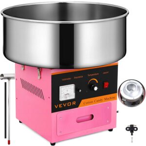 VEVOR Candy floss maker Commercial cotten candy machine Stainless Steel for Various Parties