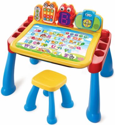 This is an image of a deluxe activity desk with chair by VTech. 