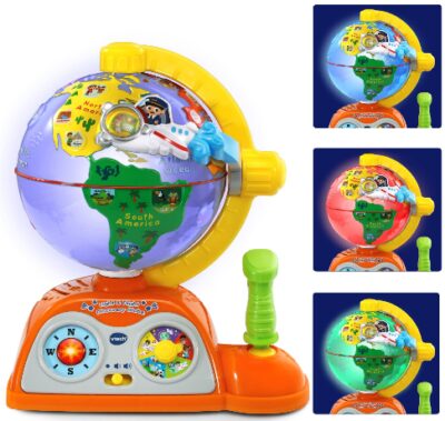 This is an image of kid's VTech light and flight discovery globe
