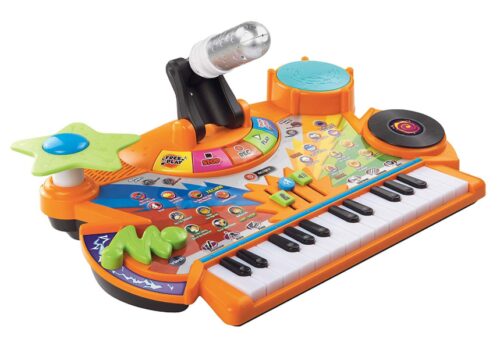 this is an image of a record and play musical toy for kids. 