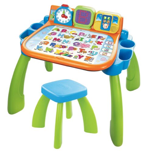 this is an image of an activity table for kids ages 3 to 6 years. 