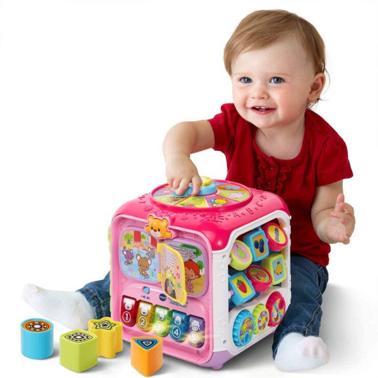 VTech sort and activity cube designed for kids