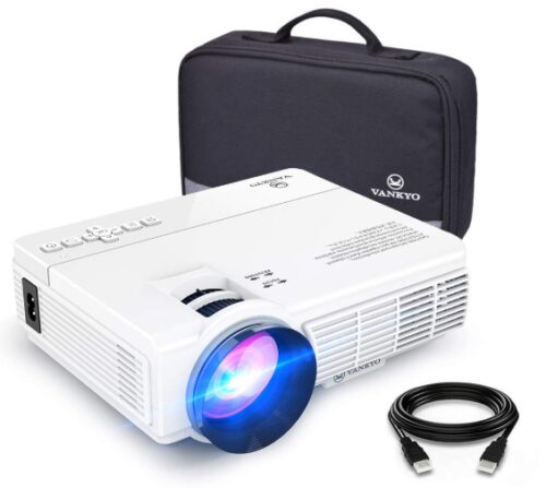 this is an image of a multimedia portable mini projector. 